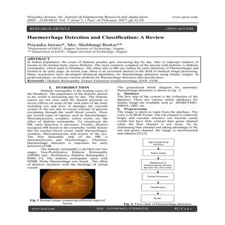 Haemorrhage Detection and Classification: A Review