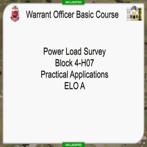 H07 Power Load Survey