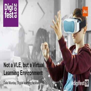 Not a VLE, but a virtual learning environment