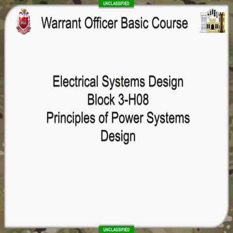 H08 Principles of Power Systems Design 