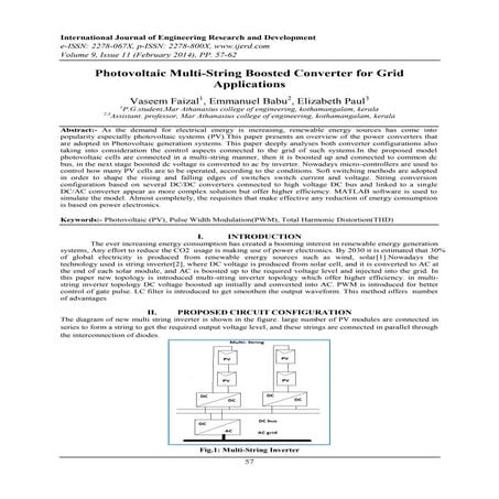 International Journal of Engineering Research and Development