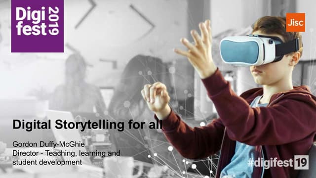 Digital storytelling for all