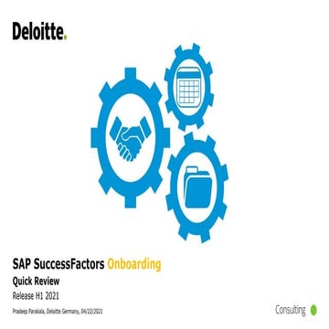 H1 2021 Onboarding-quick-review by deloitte germany