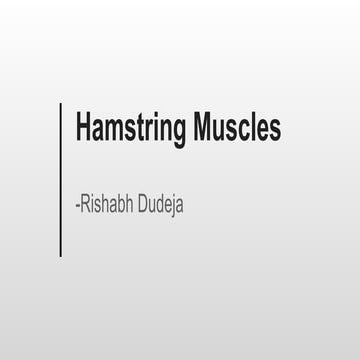 Comprehensive Overview of Hamstring Muscles: Anatomy, Functions, and ...