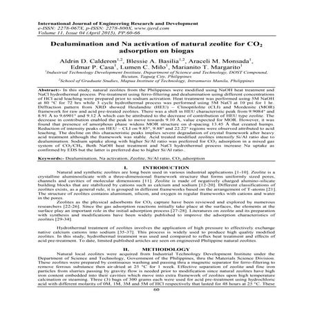 Dealumination and Na activation of natural zeolite for CO2 adsorption on biogas