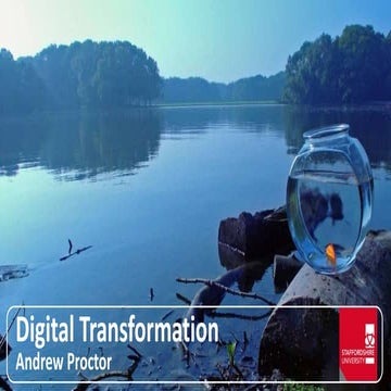 How you are embracing the change of technological capability, and the needs o...