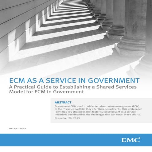 ECM as a Service in Government