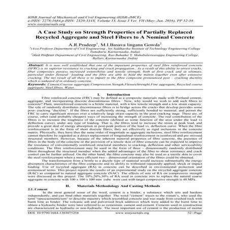 Fiber Reinforced concrete (FRC) Fiber Reinforced concrete (FRC) | PPTX