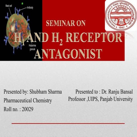 H1 and h2 receptor antagonist