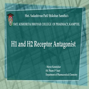 H1 and H2 Receptor Antagonist.pptx