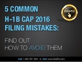 5 Common H-1B Cap 2016 Filing Mista...