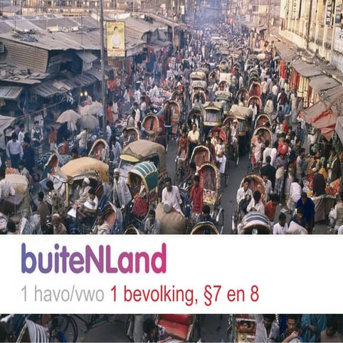 H1+bevolking+nederland+1 hv+par+7 8 | PPT