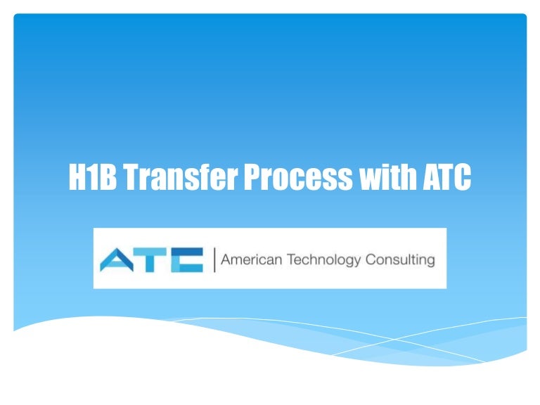 H1b Transfer Process Explained