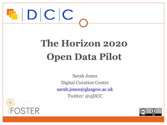 H2020 data pilot openaire