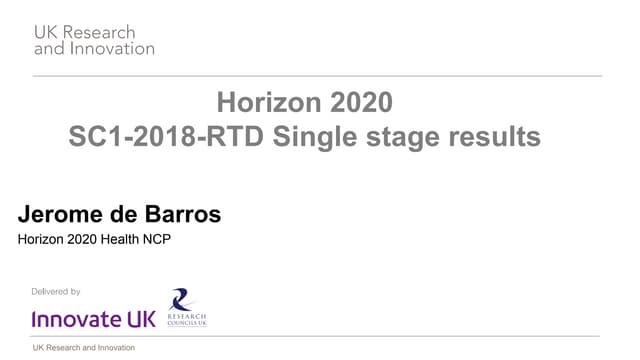 Networking Event for Personalised, Digital Health Innovations in Horizon 2020