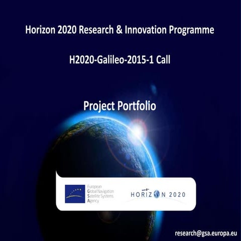 H2020-Galileo-2015-1 Call