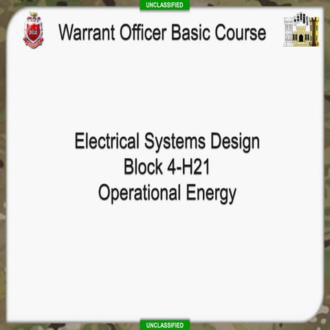 H21 operational energy