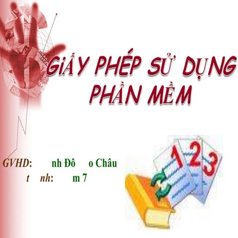 case study; bản quyền và giấy phép