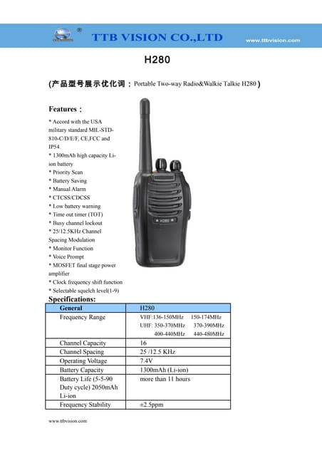 F11 specification- www.ttbvs.com