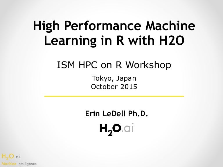 h2o machine learning r