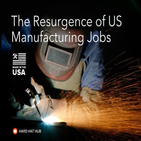 The Resurgence of US Manufacturing Jobs