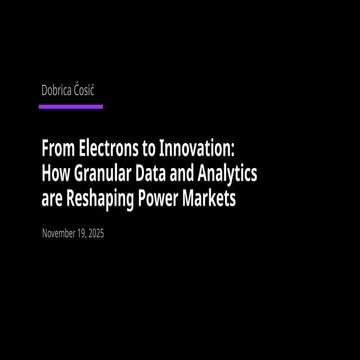 [DSC Europe 25] Dobrica Cosic - From Electrons to Innovation: How ...