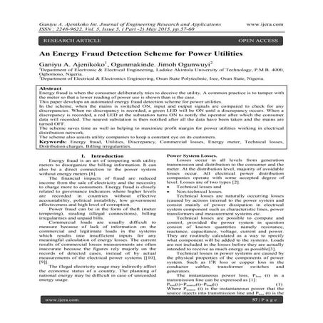 An Energy Fraud Detection Scheme for Power Utilities