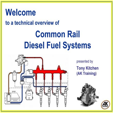Common rail diesel fuel systems