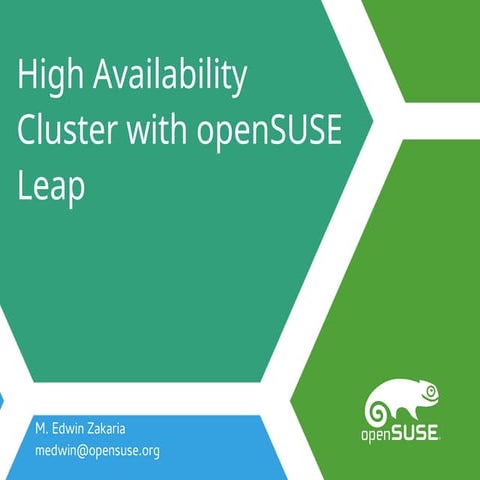 Ha cluster with openSUSE Leap