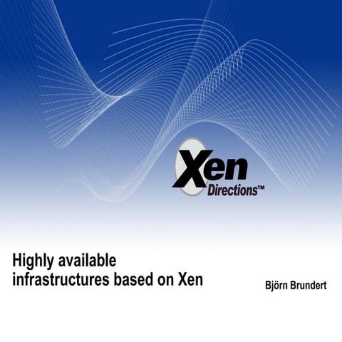 High Availability and Xen | PPT