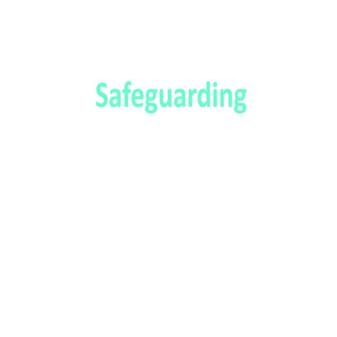 Safeguarding 