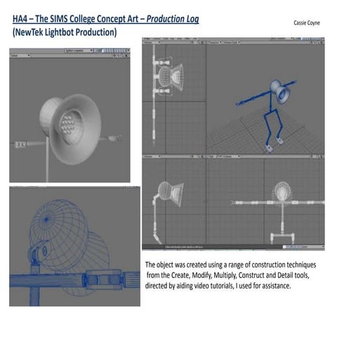 Ha4 sims concept_productionlog