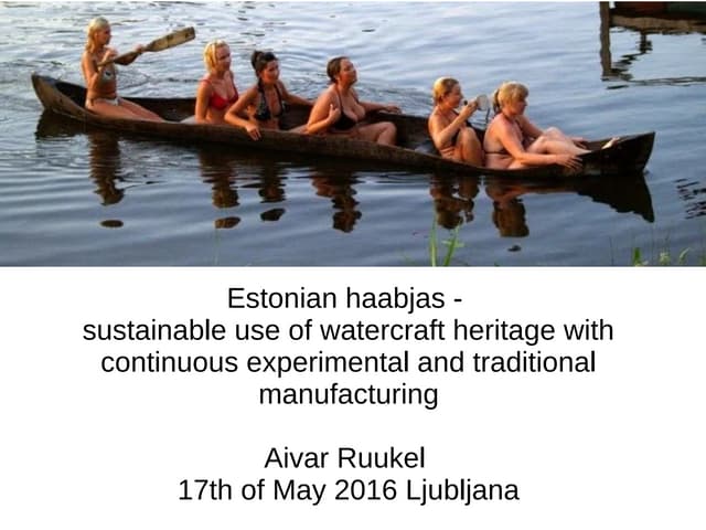 Haabjas - Estonian dugout canoe