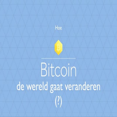Gastcollege Bitcoin en Blockchain