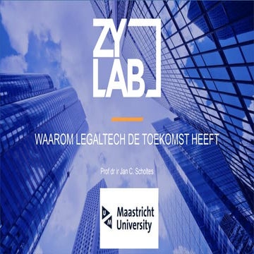 Waarom LegalTech de toekomst heeft