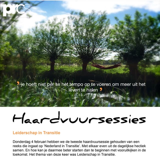 Haardvuursessie 2 leiderschap in transitie   impressie