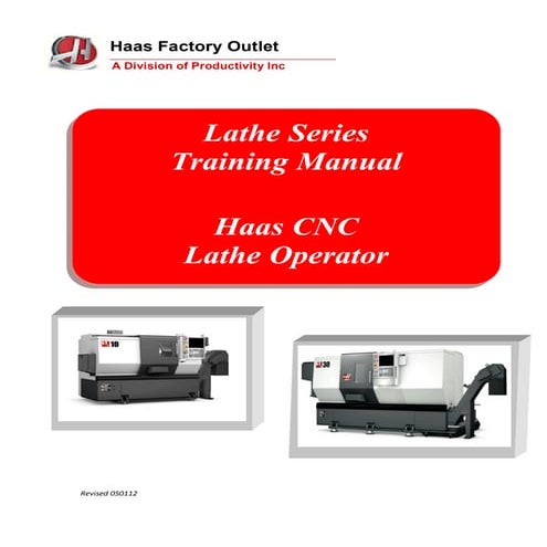 Haas lathe operator manual