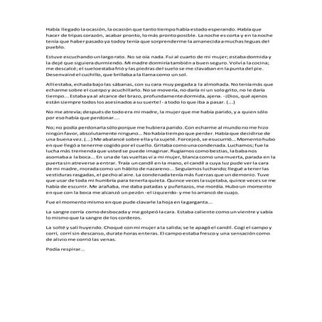 Había llegado la ocasión.pascual duarte