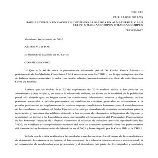 Fallo de la Suprema Corte - Habeas ...