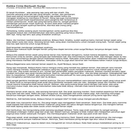 Habiburrahman ketika cinta_berbuah_surga