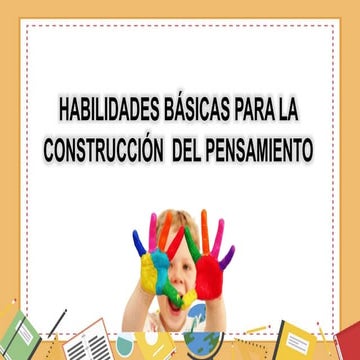 Habilidades básicas del pensamiento: Observación, Descripción ...