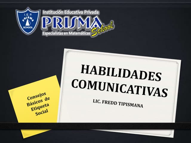 Habilidades comunicativas