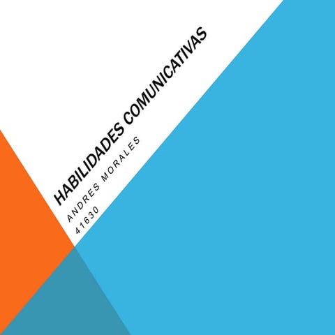 Habilidades comunicativas