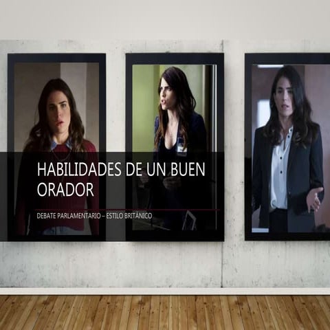 Habilidades de un buen orador | PPT