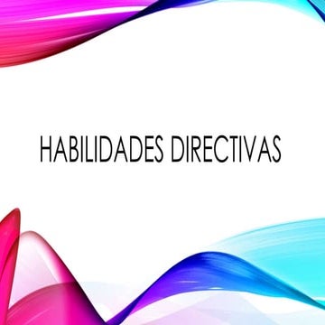 Habilidades directivas