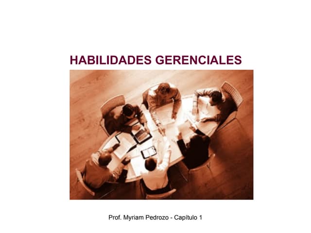 Habilidades gerenciales
