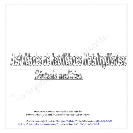 Habilidades metaligüísticas