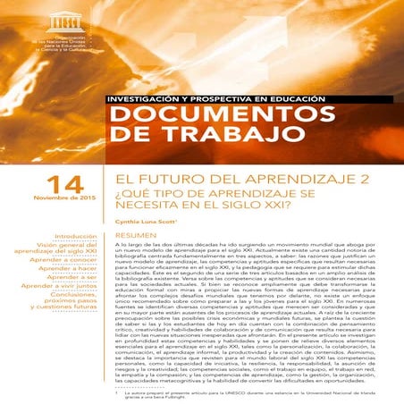 Habilidades para el siglo xxi | PDF