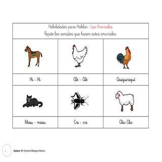 Onomatopeyas de animales