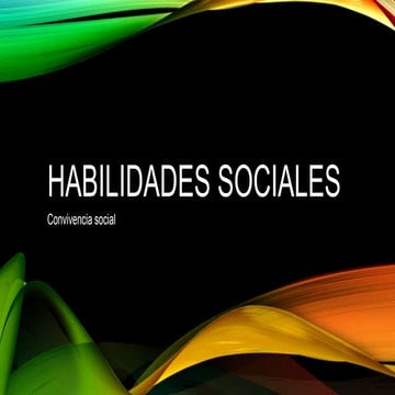 Habilidades sociales